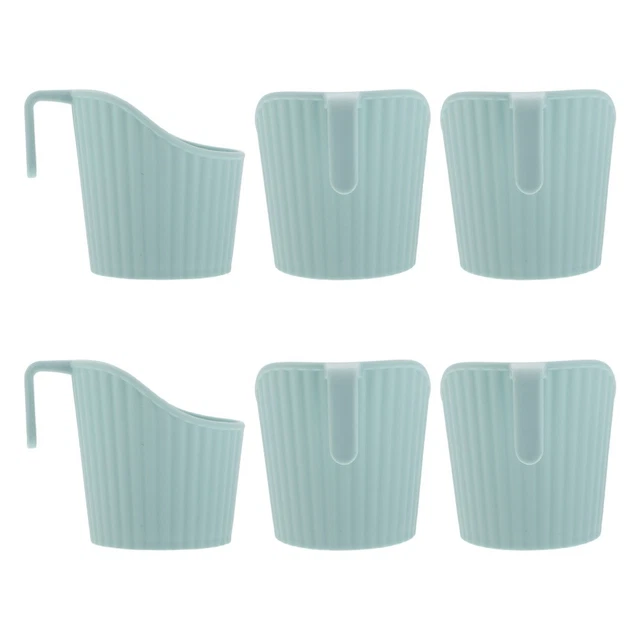 6PCS DISPOSABLE PAPER Cup Holder: Cup Holders Anti-Scalding - Insulated ...