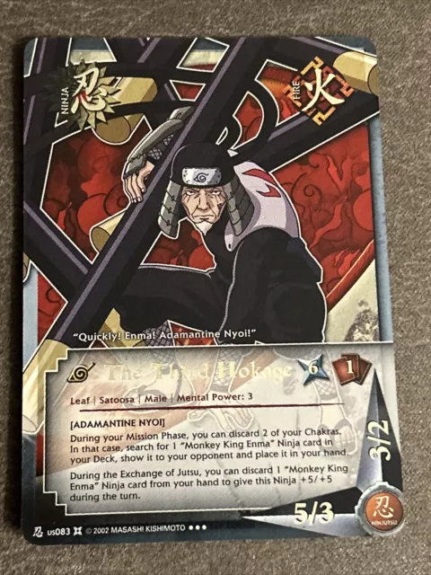 The 3rd Hokage - N-1446 - Super Rare - 1st Edition - Foil - Naruto CCG  Singles » Kage Summit - Goat Card Shop