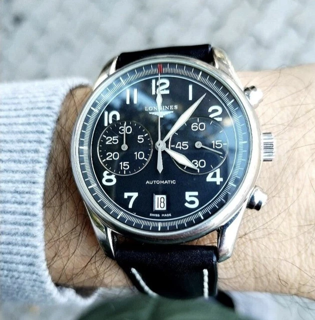 LONGINES AVIGATION BICOMPAX Chronograph Special Series Heritage ...