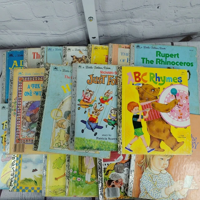 17 Various Vintage Hardcovers By Little Golden Books - YOU CHOOSE