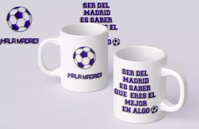 HALA MADRID! - Taza madridista - Real Madrid - Mug 11 oz. . Envío Rápido