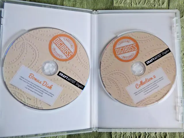 2 DVD-ROM Serif Embossing Digiboss Collection