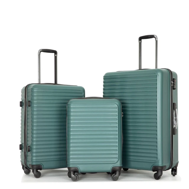 3 Piece Luggage Set Hardshell Lightweight Suitcase with TSA Lock Spinner Wheels