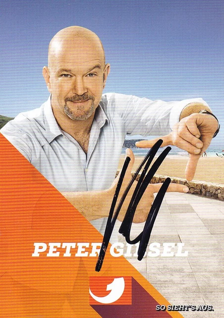 Dt Tv Moderator Hans 6 Buchstaben PETER GIESEL - dt. TV-Moderator, Kabel 1, Original-Autogramm! EUR 4,50