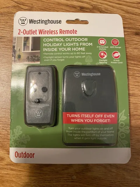 Westinghouse 3-Piece Indoor/Outdoor Westinghouse Wireless Remote Control  and Timer Combo Pack