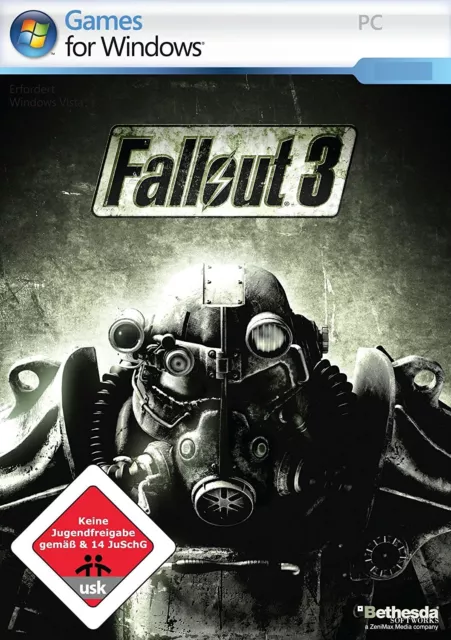 Fallout 3 PC Download Vollversion Steam Code Email (OhneCD/DVD)