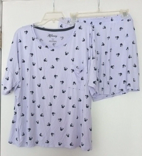 NWOT Disney purple minnie print 2 pc set sz large