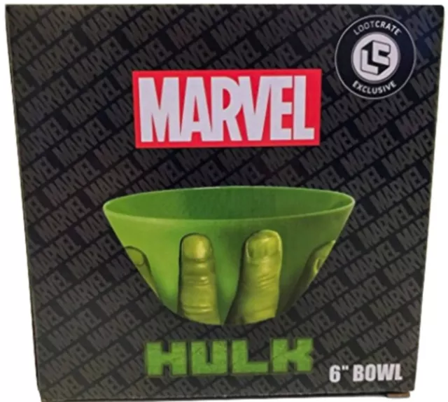 Marvel The Incredible Hulk 6" Bowl  Loot Crate Exclusive NEW
