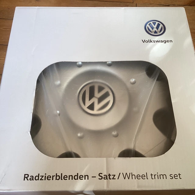 Coprimozzo originali VW (4 pezzi) set completo 16 pollici finiture ruote
