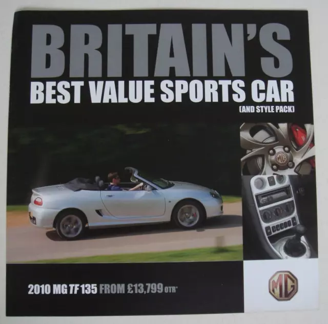 MG . TF . MG TF 135 . 2010 Sales Leaflet