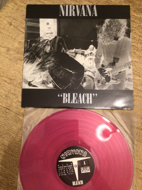 NIRVANA - BLEACH Pink vinyl ニルヴァーナ1992 NIRVANA - BLEACH Pink