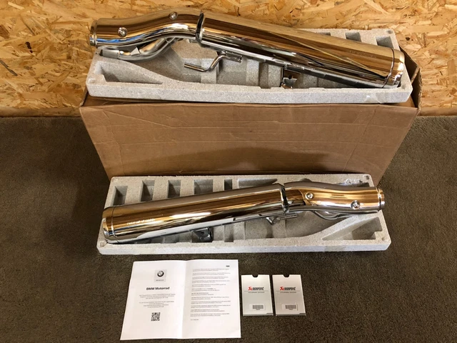 AKRAPOVIC EXHAUSTS EXHAUST damper Chrome BMW R18 2019-2024 K34 ...