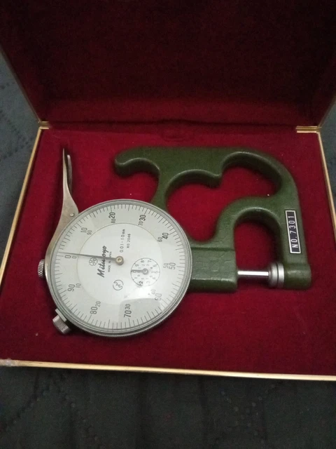 VINTAGE MITUTOYO DIAL thickness gage 7301 $29.90 - PicClick