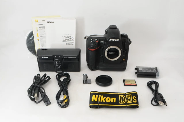 S/C 4086 [Mint] Nikon D3S 12.1 MP Digital SLR Camera Black Body w/ Strap Japan
