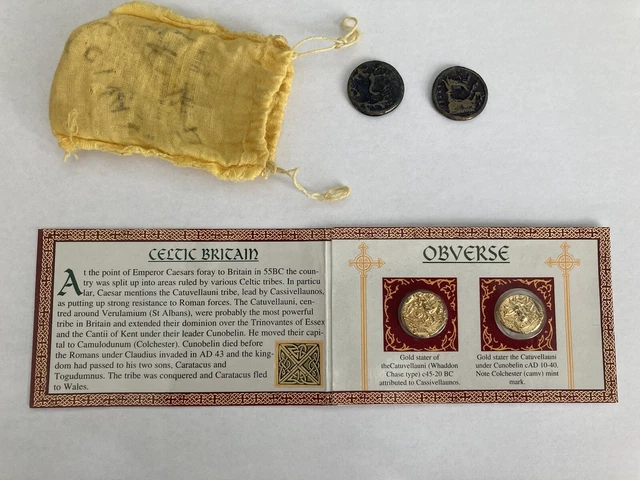 4 Ancient Greek and Celtic Coins Reproduction Lot