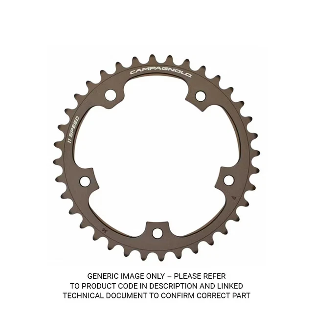 CAMPAGNOLO POTENZA 36 Silver Chainring 11S FC-PO036S $72.78