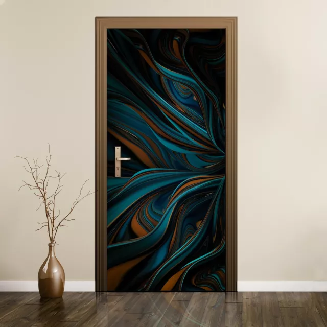 Removable Door Sticker Mural Home Decor Decal Wrap Painting Abstract Picture