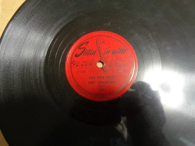 1948 Sittin' In With 78/CHU BERRY & CHARLIE VENTURA-dúo de saxo tenor ¡con ritmo/E!