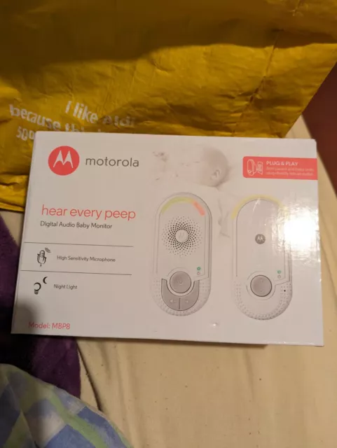 Motorola hört jeden Peep Digital Audio Babyphone Modell MBP8