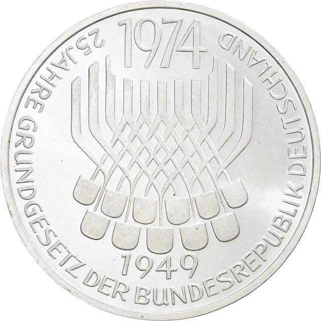 [#224374] Coin, GERMANY - FEDERAL REPUBLIC, 5 Mark, 1962, Stuttgart, Germany, MS