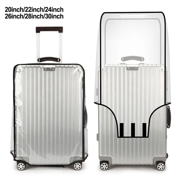 Protecteur de bagages en PVC transparent pour garder votre valise propre et prot
