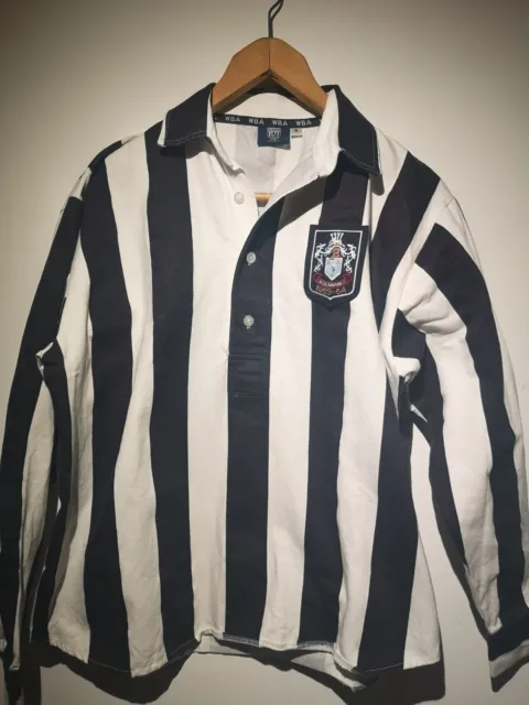 West Bromwich Albion Retro Football Jersey, Very Thick Cotton Size Small