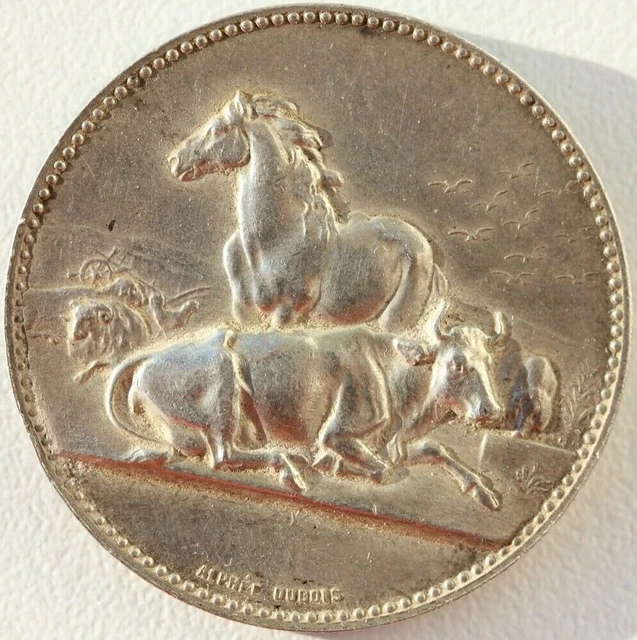 MÉDAILLE ARGENT MASSIF / Vermeil /Dupuis / Dubois / Chambre Commerce