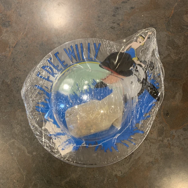 Free Willy Promo Wall Betta Fish Bowl 1995 Warner Bros Aquarium RARE Wallarium