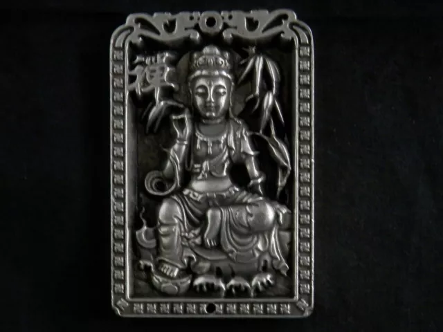 Exquisite Tibetan Copper Hand Made *KwanYin Bodhisattva* Pendant HH127