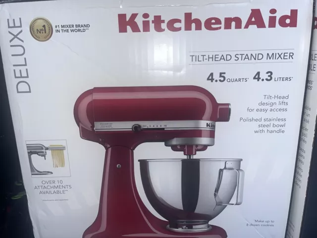 KitchenAid Deluxe 4.5 Quart Tilt-Head Stand Mixer, KSM97