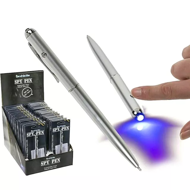 UV Light Pen Invisible Ink Secret Marker Spy Pen Secret Message Christmas Party