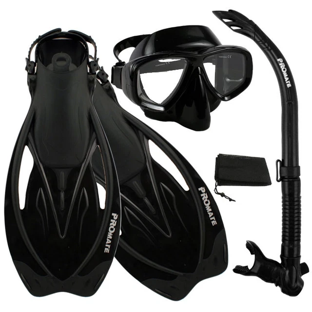 SNORKELING PURGE MASK Snorkel Fins Scuba Dive Gear Set $69.95 - PicClick