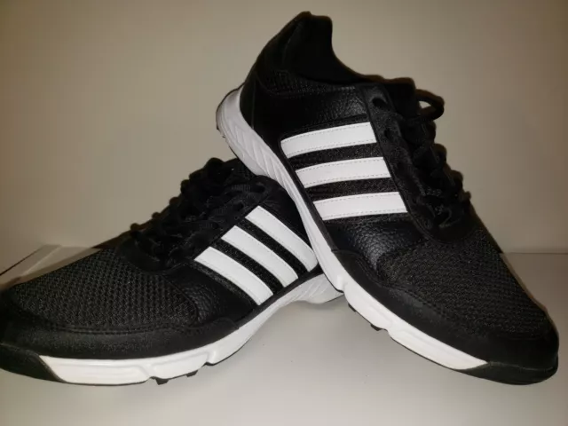 Adidas Mens Traxion Adiwear Black Golf Shoes - Size 9