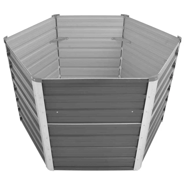 Metall Hochbeet Pflanzbeet Gartenbeet Gemüsebeet Blumenbeet Kräuterbeet Beet 9
