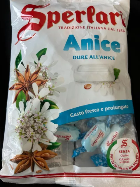 Sperlari Anise Anice Hard Boiled Candy 7.05 oz 200 g New Ships Free Exp 2028