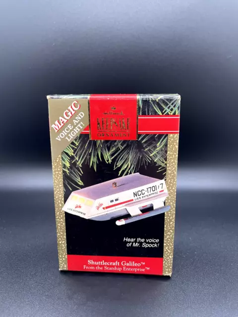 1992 Hallmark Keepsake Star Trek Shuttlecraft Galileo Magic Ornament