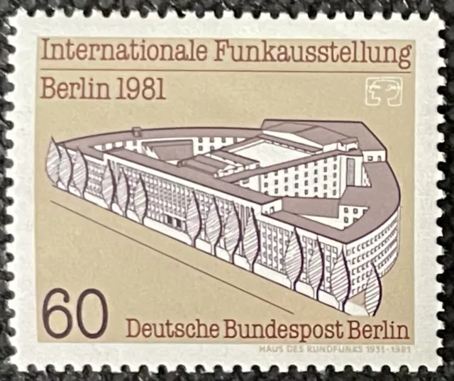 Berlin Michel Nr. 649 Postfrisch** (1981) Internationale Funkausstellung, Berlin