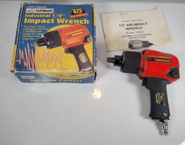 Central pneumatic earthquake shop 68424 impact wrench