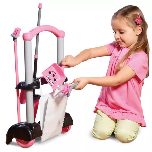 Hetty Nettoyage Chariot Set Serpillière Balai Brosse Pelle à Poussière Enfants 3