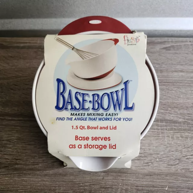 Fiesta Base Bowl Mixing Base Serves As A Storage Lid