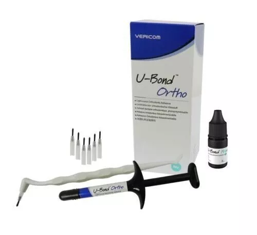 Vericom U-Bond Ortho Light-Cure Orthodontic Adhesive Kit 4gm syr [Free Ship]