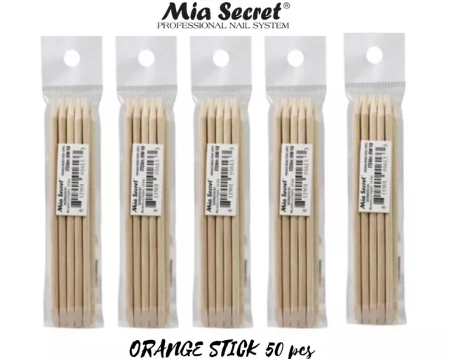 Mia Secret - ORANGE STICK 10pcs/Bag (OW-10) - ( PACK OF 5 )