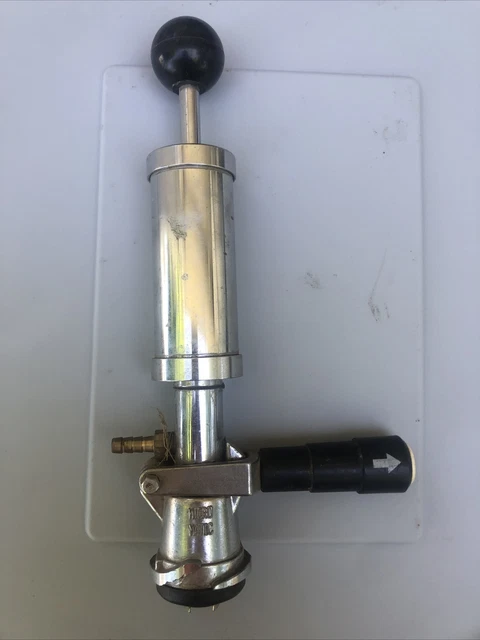 Micro Matic Beer Dispensing Keg Tap Pump 3/16 ID x 7/16 OD Stainless Steel H 10"