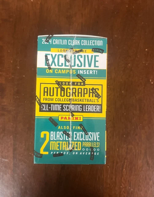 2024 PANINI CAITLIN Clark Collection Blaster Box Green Metalized