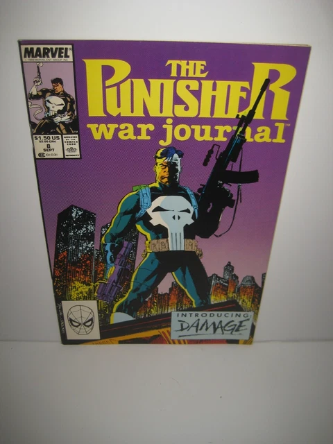 The Punisher War Journal #8 Sept 1989 Marvel Comics Jim Lee Cover