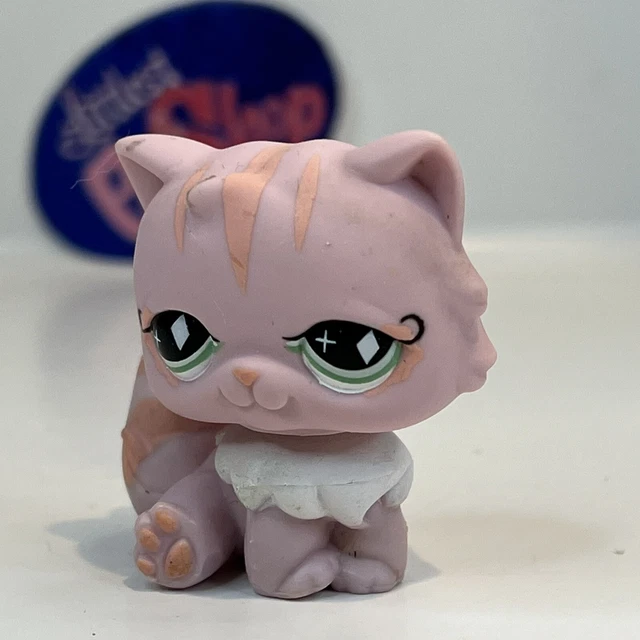Littlest Pet Shop #1761 – Chat Persan Authentique Hasbro, Bon état