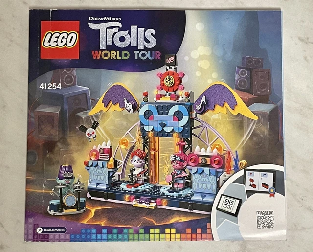 LEGO Trolls World Tour: Volcano Rock City Concert 41254 Instruction Manual Only