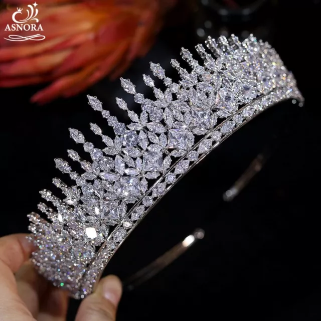 Luxury Women Crown Tiara Crystal Headband Baroque Bridal Wedding Hair Accessorie