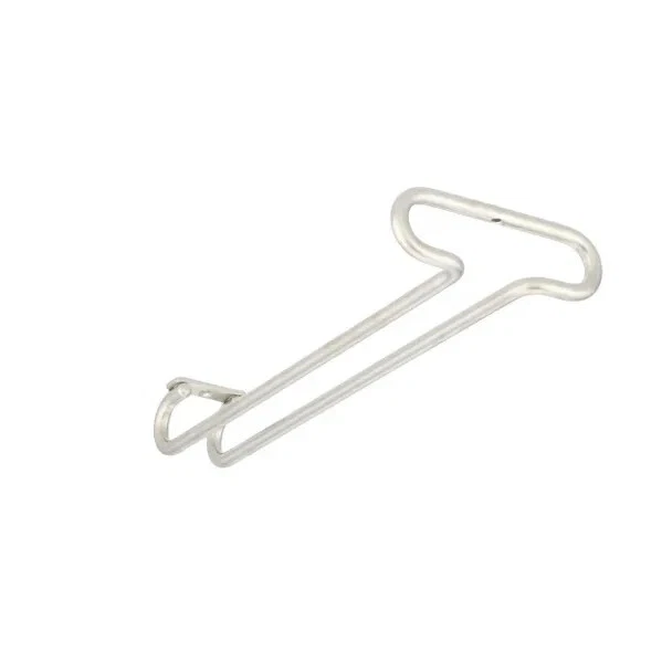 Satin Nickel Under Cabinet Wine Glass Holder-Rack-Stemware-Shelf-Glasses-Hanger-