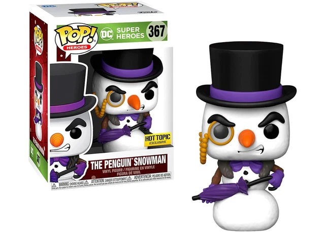 Funko Pop! Heroes: DC Superheroes- The Penguin Snowman #367 Hot Topic Exclusive
